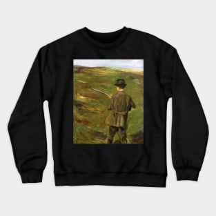 a hunter in the dunes 1914 - Max Liebermann Crewneck Sweatshirt